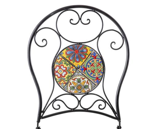 Tuoli MAROCCO 40x51xH90cm, musta metalli