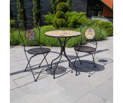 Tuoli MAROCCO 40x51xH90cm, musta metalli