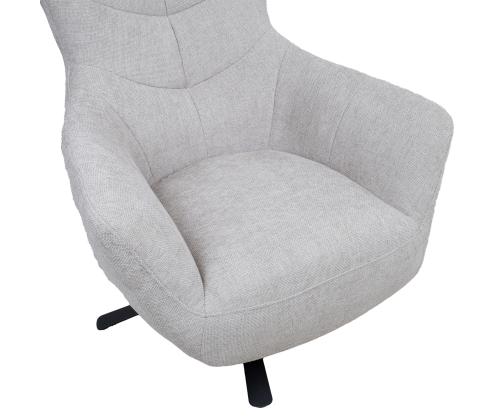 Nojatuoli HELGA vaaleanharmaa