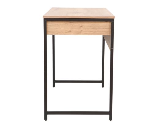 Työpöytä DIMITRA 100x50xK76cm, maalaismainen/musta