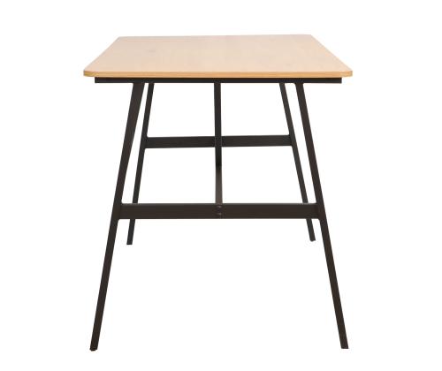 Ruokapöytä SVEA 140x70xK76cm, saarni/musta