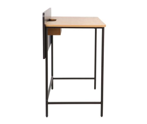 Työpöytä HARPER 100x49,5xH85cm, saarni/musta