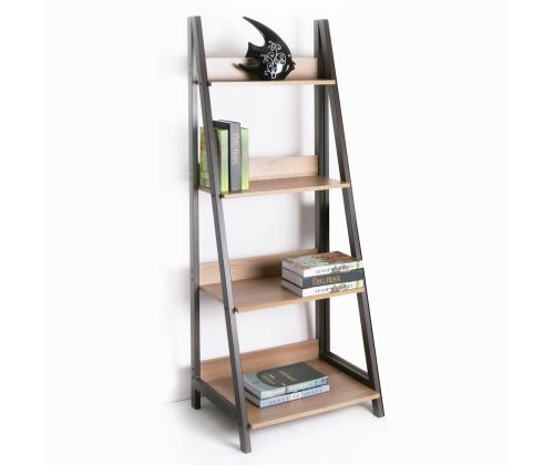 Hylly STEP 52x48xH146,5cm, tammi, melamiinilevy, teräs