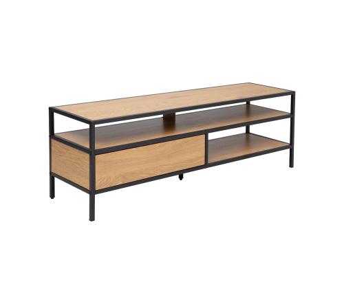 TV-pöytä HEDVIG 120x33xH40cm, saari/musta