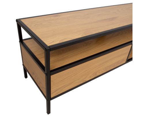 TV-pöytä HEDVIG 120x33xH40cm, saari/musta