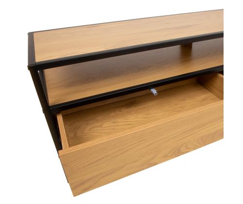 TV-pöytä HEDVIG 120x33xH40cm, saari/musta