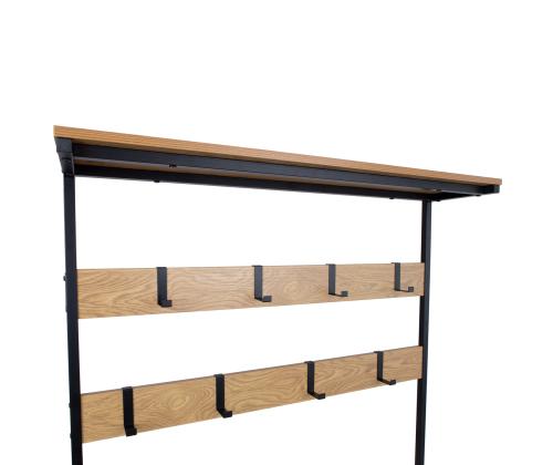 Etuhylly HEDVIG 100x36xH180cm, saarni/musta