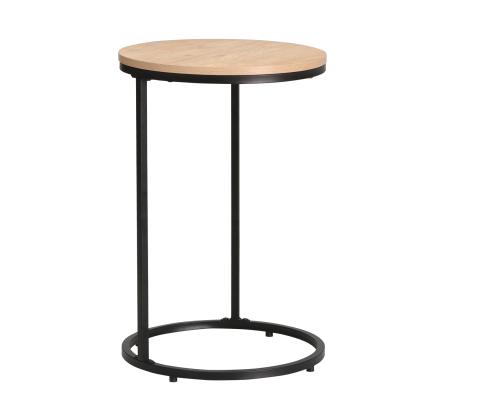 Sivupöytä HEDVIG D40xH60cm, saarni/musta