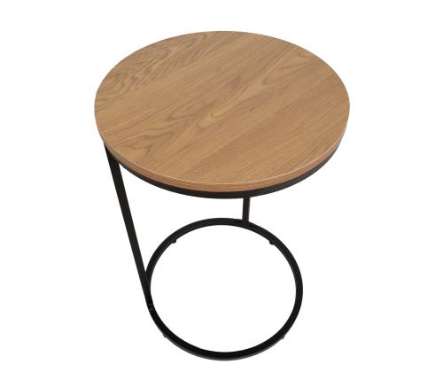 Sivupöytä HEDVIG D40xH60cm, saarni/musta