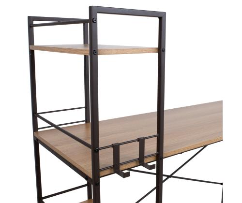 Työpöytä STUDY 120x51xH120cm, tammi/ruskea