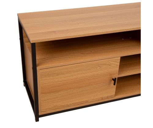 TV-pöytä STUDY 150x40xH54cm, tammi/musta