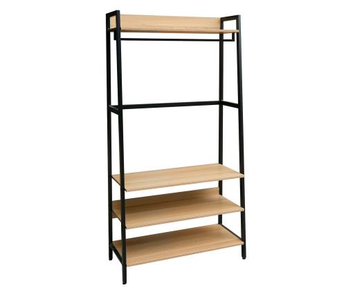 Etuhylly LAVINIA 84x40xH169cm, saari/musta