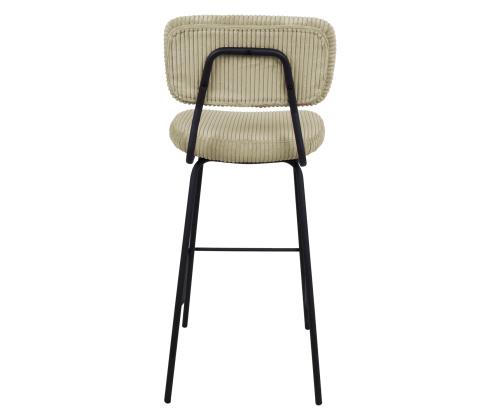 Baarijakkara KEIU 46x49xH107cm, vaalea beige sametti