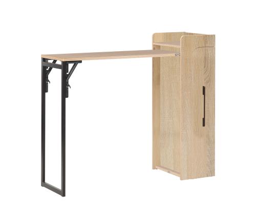 Baaripöytä HEDVIG taitettava 122x44,5xH108cm, saari/musta