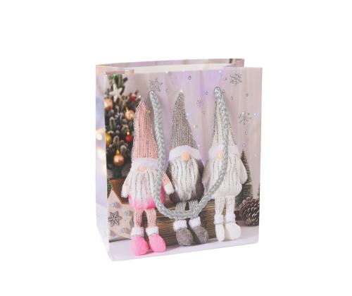 Kinkekott XMAS ELF, 12x14x6cm, sekoitus