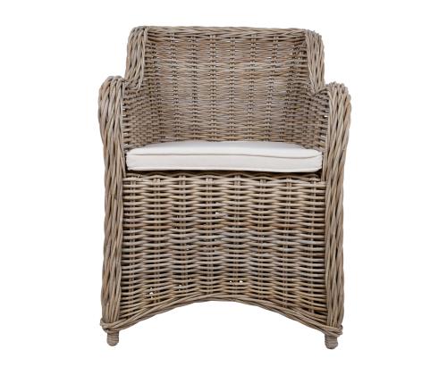 Tugitool KATALINA 62x62xH83cm, luonnollinen pyörivä