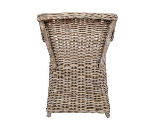 Tugitool KATALINA 62x62xH83cm, luonnollinen pyörivä