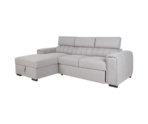 Kulmasohva ODELIA VN 252x165xH82/100cm, harmaa