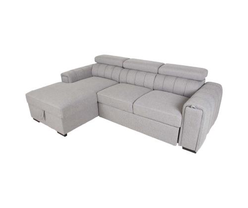 Kulmasohva ODELIA VN 252x165xH82/100cm, harmaa