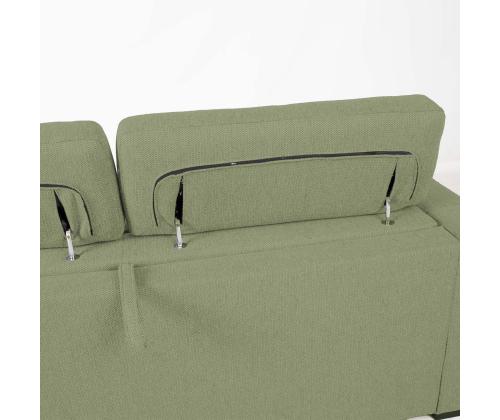 Sohvasänky KINGSTON 3-paikkainen 198x96xH76/94cm, vaaleanvihreä