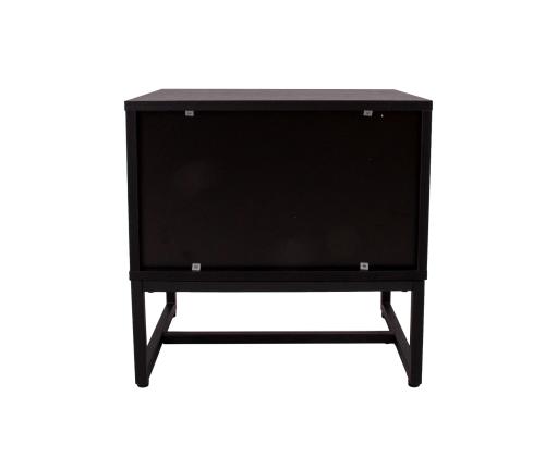 Yöpöytä AMSTERDAM 50x40xH50cm, tammi/musta