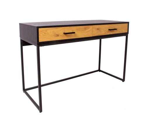 Työpöytä AMSTERDAM 120x50xH79cm, tammi/musta