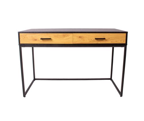 Työpöytä AMSTERDAM 120x50xH79cm, tammi/musta