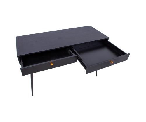 Työpöytä LUXEMBOURG 120x48xH75cm, musta melamiini