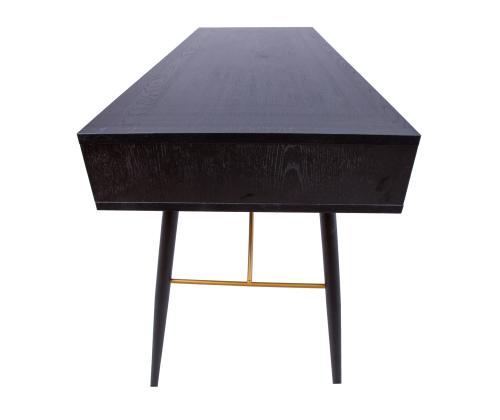 Työpöytä LUXEMBOURG 120x48xH75cm, musta melamiini