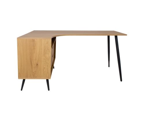 Työpöytä GEORGIA 145x80xH75cm, melamiini tammenkuorella