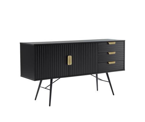 Lipasto PIXAR 150x40xH80cm, musta