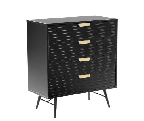 Lipasto PIXAR 80x40xH90cm, musta