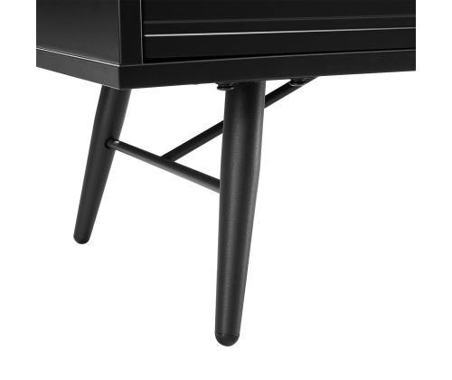 Lipasto PIXAR 80x40xH90cm, musta