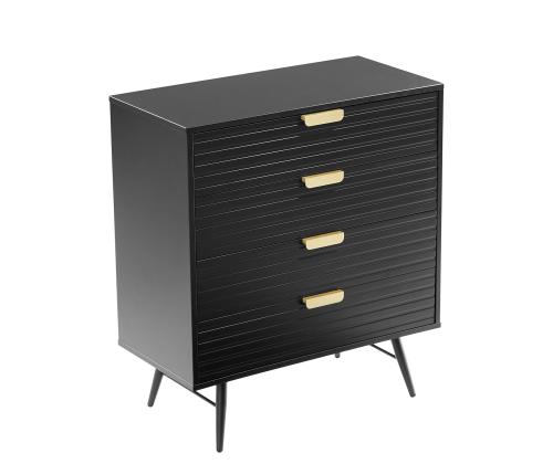 Lipasto PIXAR 80x40xH90cm, musta