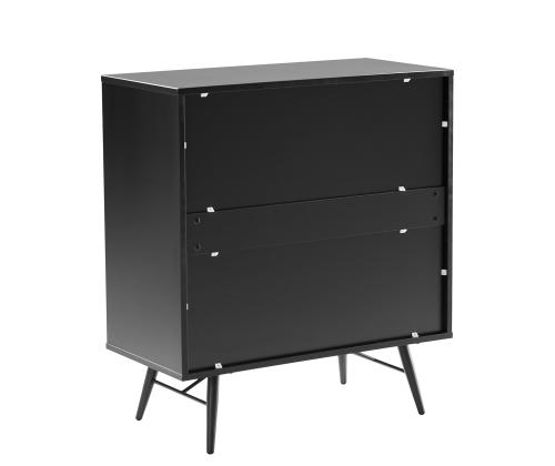 Lipasto PIXAR 80x40xH90cm, musta