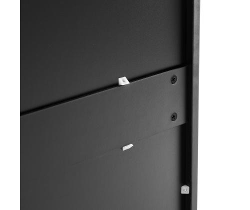 Lipasto PIXAR 80x40xH90cm, musta