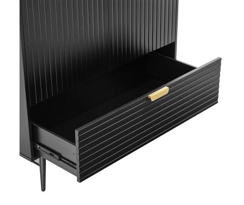 Vaatekaappi PIXAR 100x56xH175cm, musta