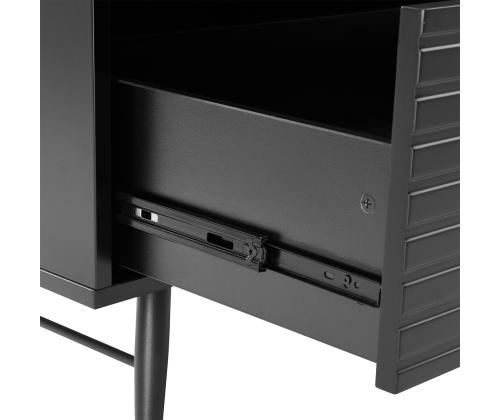 Vaatekaappi PIXAR 100x56xH175cm, musta