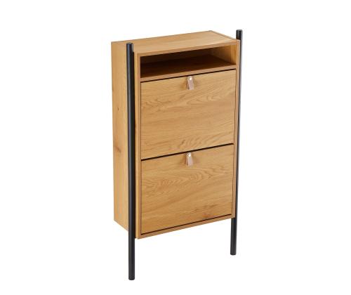 Kenkäkaappi AALBORG 55,6x26xH91,5cm, tammi