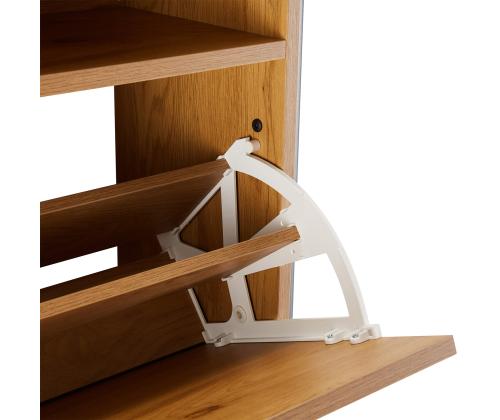 Kenkäkaappi AALBORG 55,6x26xH91,5cm, tammi