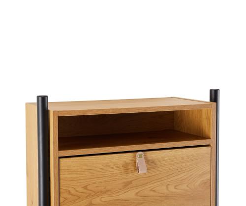 Kenkäkaappi AALBORG 55,6x26xH91,5cm, tammi