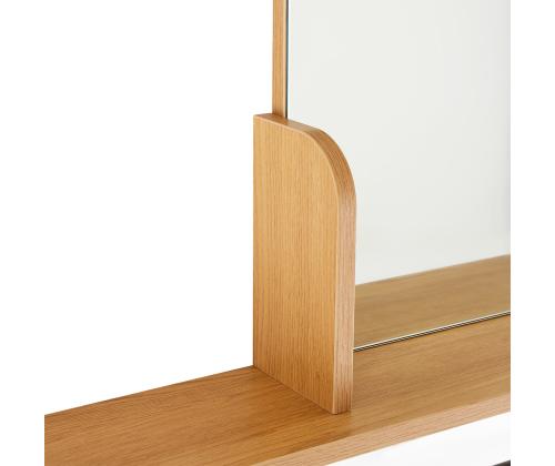 AALBORG peili hyllyllä 92x15xH93cm, tammi