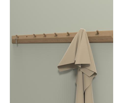 Seinäteline AALBORG 100x2,3xH8,3cm, tammi