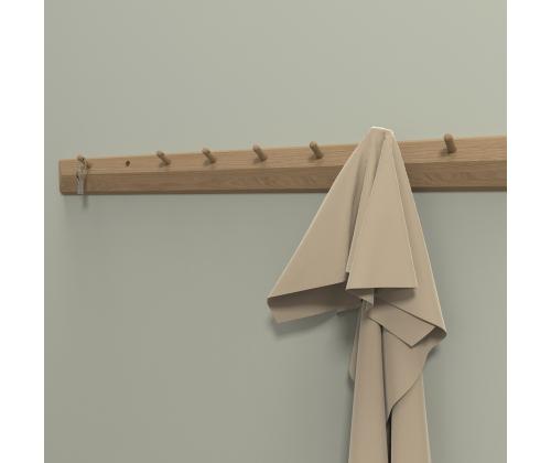 Seinäteline AALBORG 100x2,3xH8,3cm, tammi