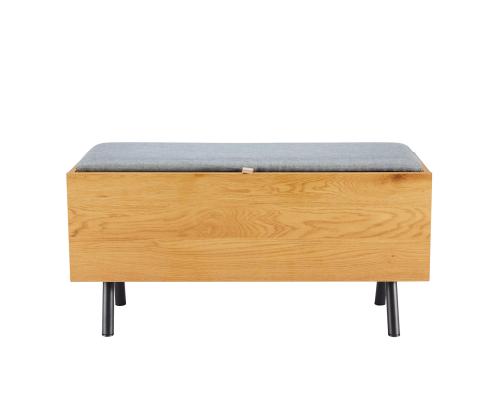 Ruokapenkki AALBORG 90x32xH46cm, tammi