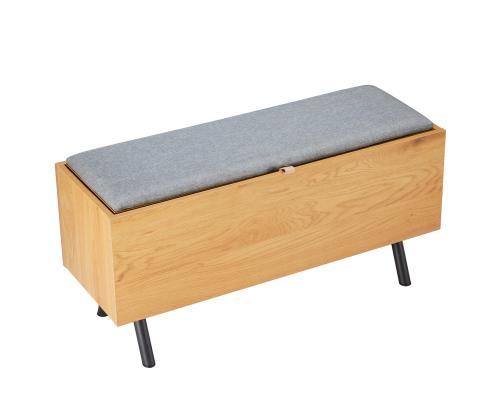 Ruokapenkki AALBORG 90x32xH46cm, tammi