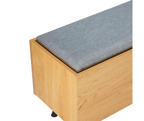 Ruokapenkki AALBORG 90x32xH46cm, tammi