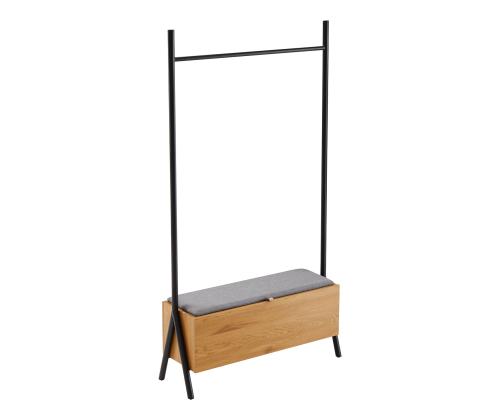 Eteinen AALBORG penkillä 97x32xH180cm, tammi