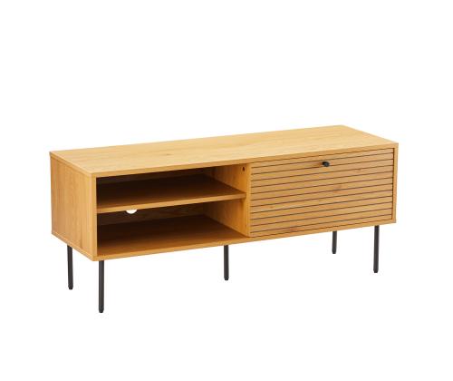 Laud LINE TV 120x40xH50cm, lämpökoristeltu melamiinilla