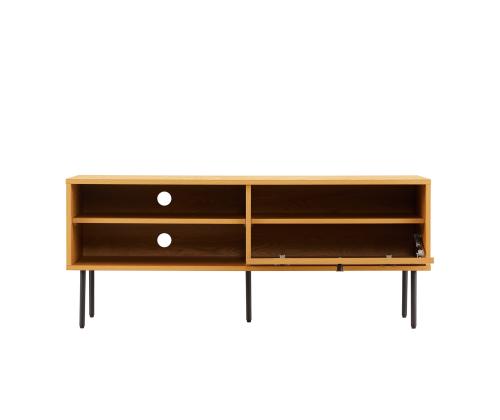 Laud LINE TV 120x40xH50cm, lämpökoristeltu melamiinilla